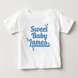 Camiseta Design bonito de James do bebê