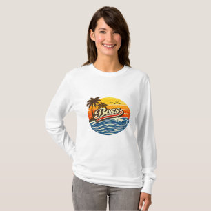 Camiseta Design Boss Retro Pôr do Sol
