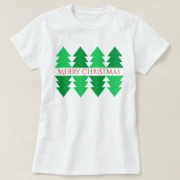 Design Branco de Árvore Verde de Natal Simples