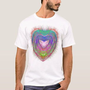 Camiseta Design brilhante Grafite de neon divertido