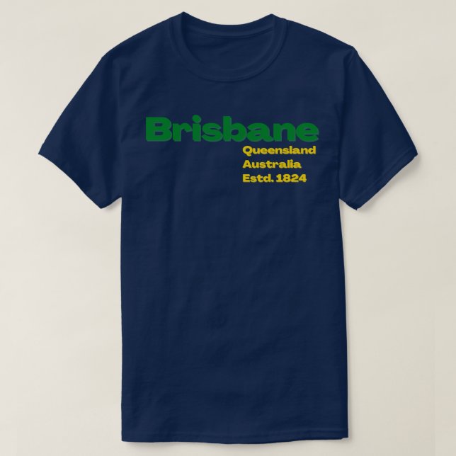 Camiseta Design Brisbane Austrália (Frente do Design)