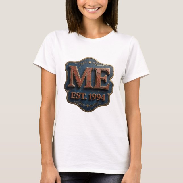Camiseta Design Cativante Ouro ME EST 1994 (Frente)