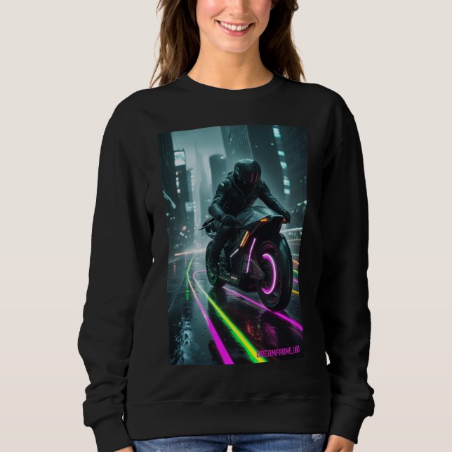 Camiseta Design Ciberpunk / Estética Retro (Frente)