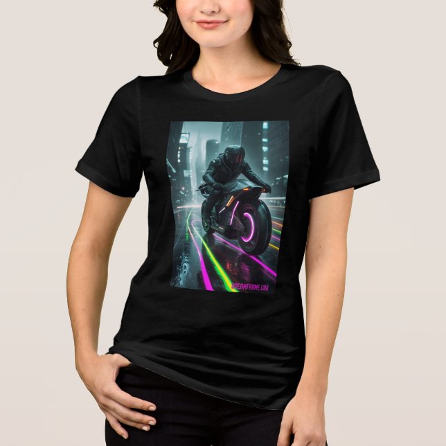 Camiseta Design Ciberpunk / Estética Retro (Frente)