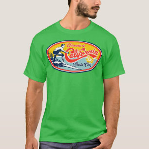 Camiseta Design Clássico de Surfista UC UCSC