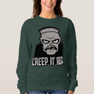 Camiseta Design Clássico de Terror Frankenstein Creep It Re