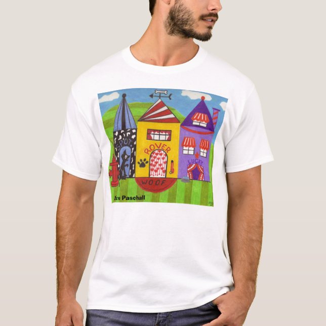 Camiseta Design colorido para amantes dos animais (Frente)