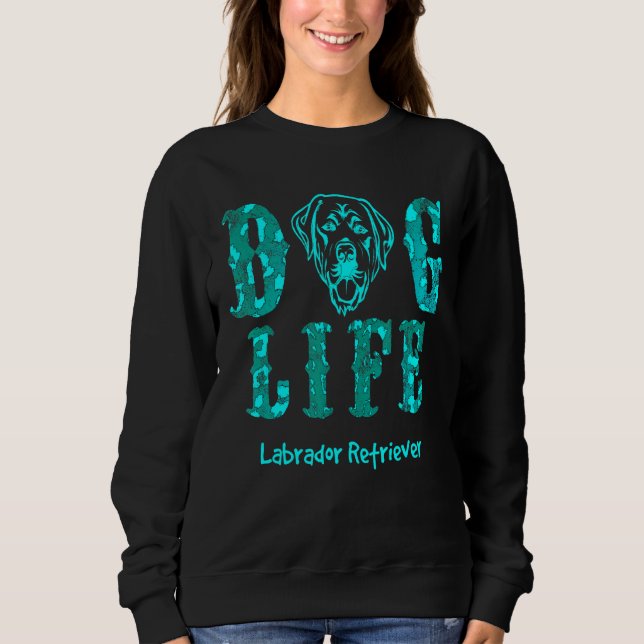 Camiseta Design com o Laboratório de Retriever do Turqouise (Frente)