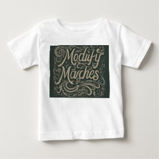 Camiseta design com o slogan "Modify Marches".