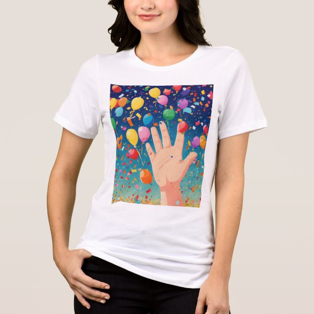Camiseta Design Confetti WebP (Frente)
