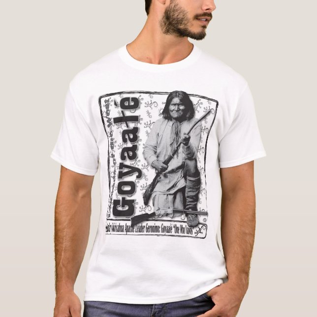 Camiseta Design conhecido indiano de Geronimo (Frente)