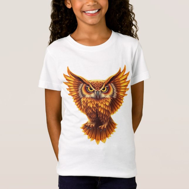 camiseta design coruja 6 (Frente)