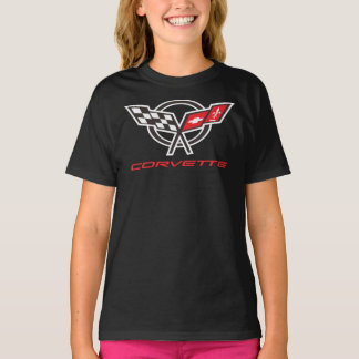 Camiseta design;corvette&x27;s; logotipo de carro Logotipo