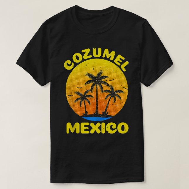 Camiseta Design Cozumel legal para Homens Mulheres Cozumel  (Frente do Design)