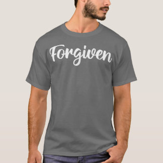 Camiseta Design cristão inspirador perdoado