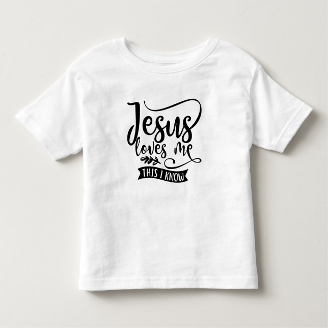 Camiseta Design cristão Jesus me ama (Frente)