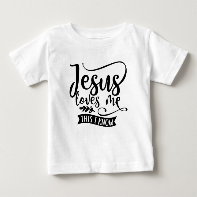 Camiseta Design cristão Jesus me ama (Frente)