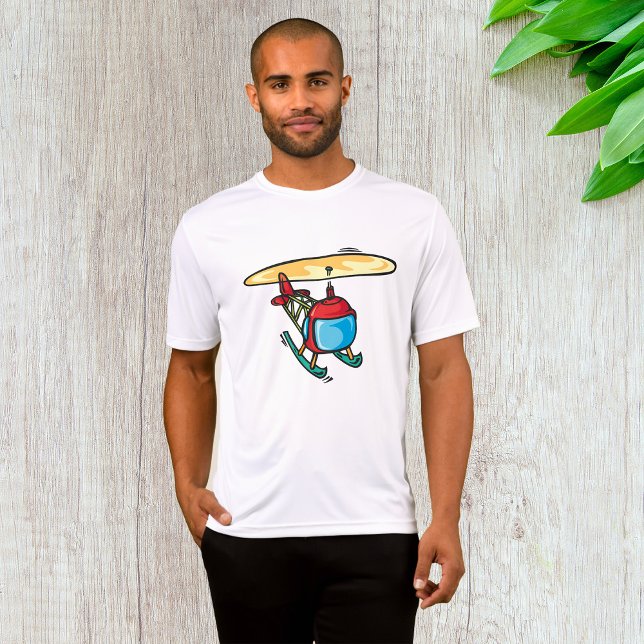 Camiseta Design da Aviação de Diversão de Helicóptero Verme (Criador carregado)