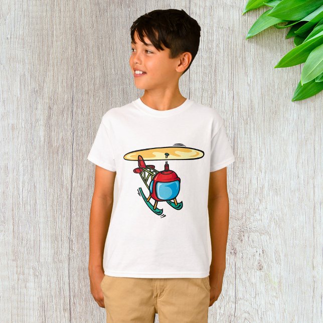 Camiseta Design da Aviação de Diversão de Helicóptero Verme (Criador carregado)