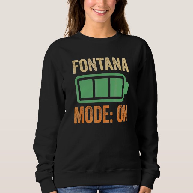 Camiseta Design da Bateria no Modo Fontana (Frente)