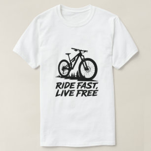 Camiseta Design da Bicicleta de Montanha da Cotação de Cicl