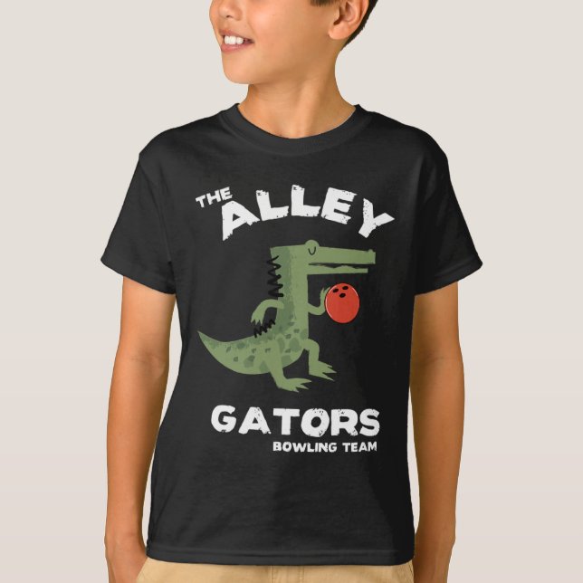 Camiseta Design da Boliche de Garradores de beco (Frente)