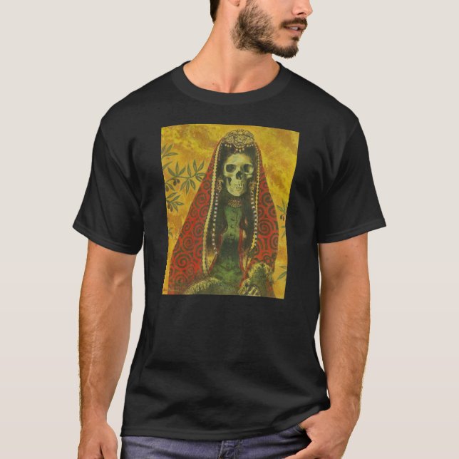 Camiseta Design da bruxa da morte (Frente)