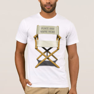 Camiseta Design da Cadeira do diretor Customisable