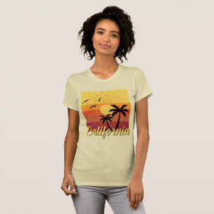 Camiseta Design da Califórnia - Ajustado fino Canvas de Bel