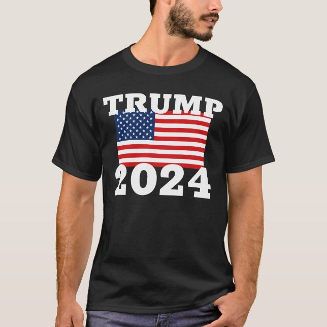 Camiseta Design da campanha Trump 2024 (Frente)