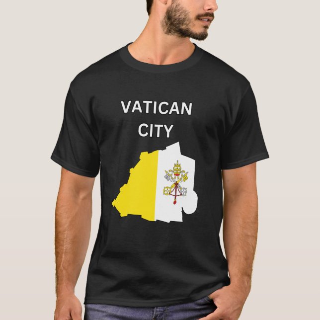 Camiseta Design da Cidade do Vaticano (Frente)