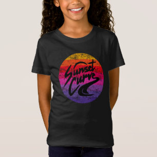 Camiseta design da curva do sol