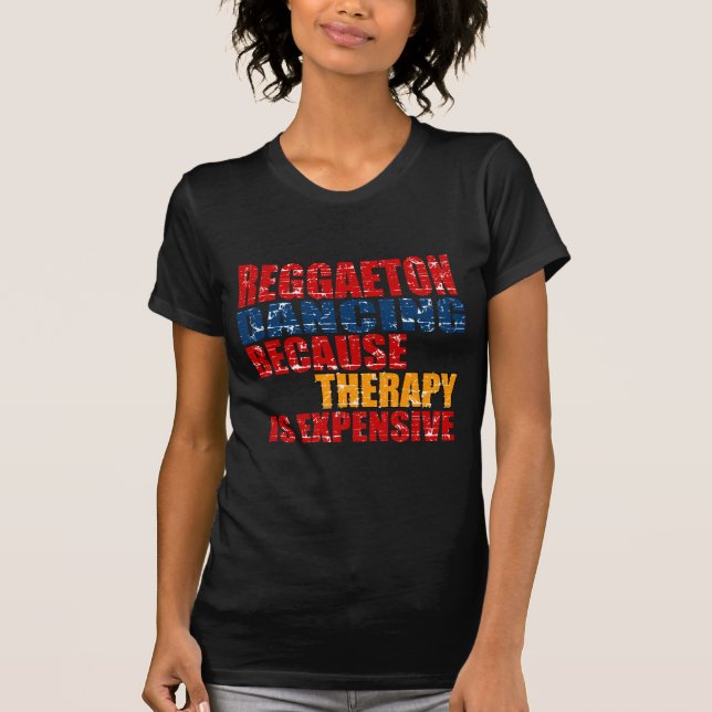 Camiseta Design da dança de Reggaeton (Frente)