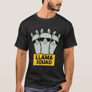 Camiseta Design da Equipe Llama Squad