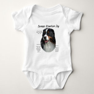 Camiseta Design da história do cão de montanha de Bernese
