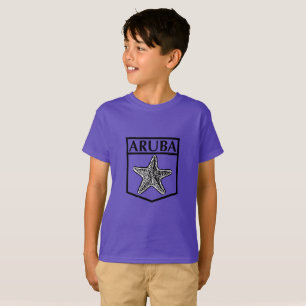 Camiseta Design da Ilha de Aruba - Camisa-T para crianças