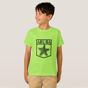 Camiseta Design da Ilha de Aruba - Camisa-T para crianças