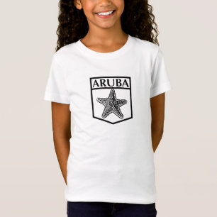 Camiseta Design da Ilha de Aruba - Roupa americano feminino