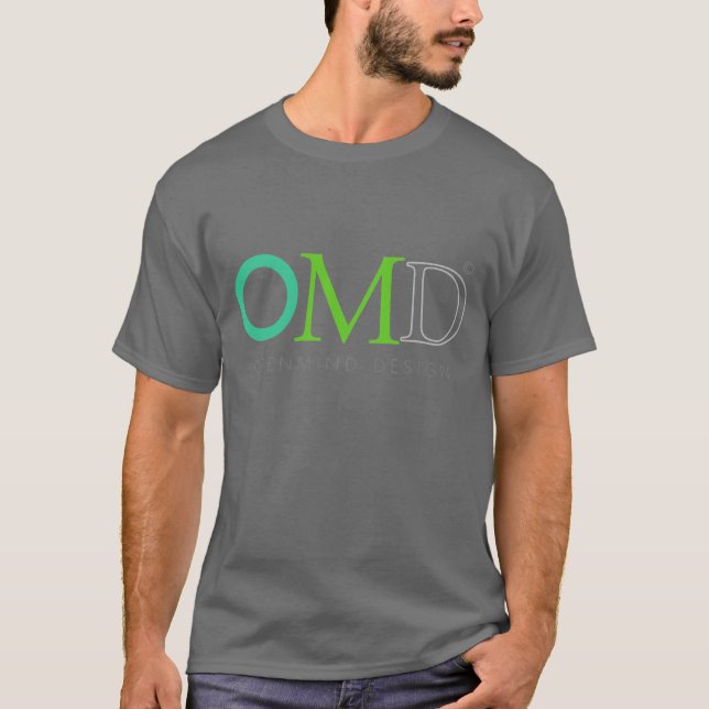 Camiseta Design da mente aberta de OMD (Frente)