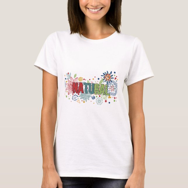 Camiseta Design da Natureza ao Longo do Ano (Frente)