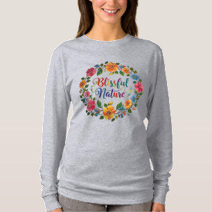 Camiseta Design da Natureza Feliz - por Impressões Maaya, M