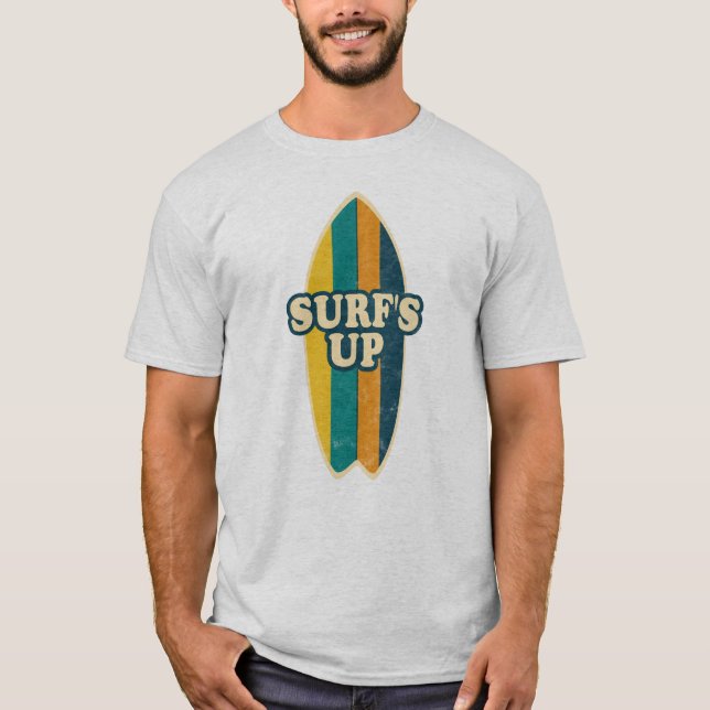 Camiseta Design Da Placa Surfboard Para surf (Frente)