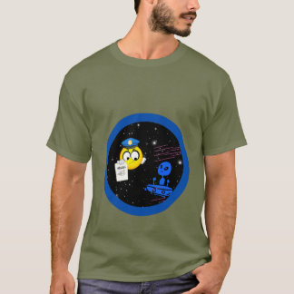 Camiseta Design da Polícia Espacial