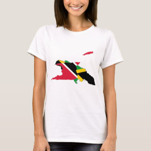 Camiseta Design da Trinidad Jamaica - Mapa