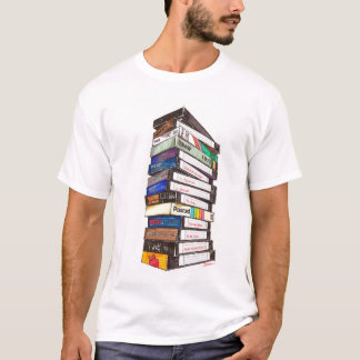 Camiseta Design das fitas de VHS