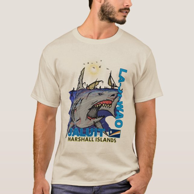 Camiseta Design das Ilhas Marshall (Frente)