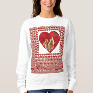 Camiseta Design de 4 Momentos Especiais da Flor Vermelha Ro