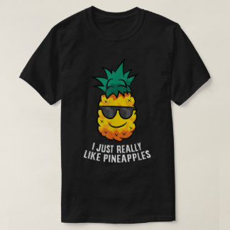 Camiseta Design de Abacaxi Divertido e Legal