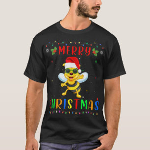 Camiseta Design de Abelhas Leves do Xmas que Combina com o