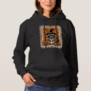 Camiseta Design de Abóbora de Halloween de Guaxinim Assusta